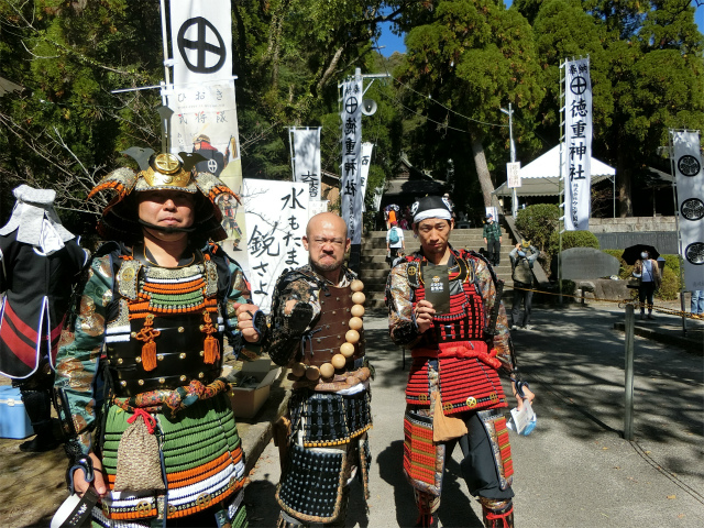 妙円寺詣りは武者姿で参ります。