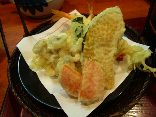 アツアツの天ぷらも美味しかったですよ