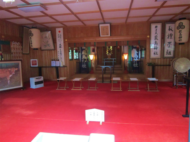 厳島神社は弁財天を祀っていました。