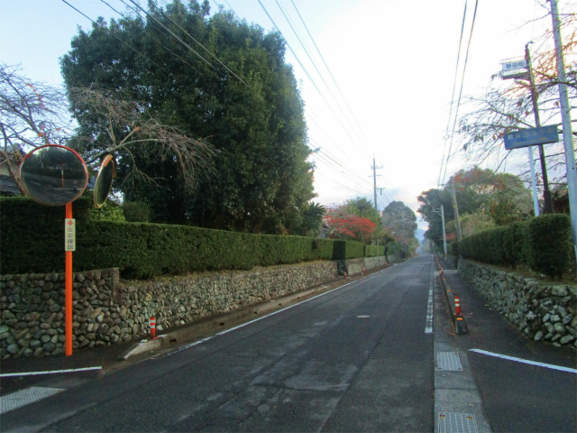 野田郷武家屋敷通りは県道368号線の約1キロ